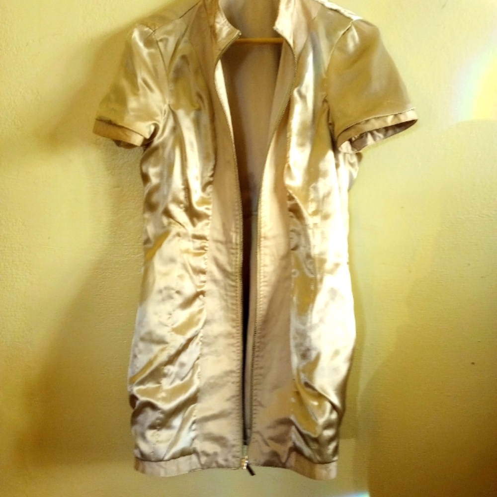 COPY - bebe Gold Dress